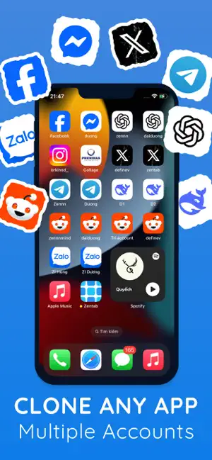 Zentab - Clone App Multi Login screenshot 1