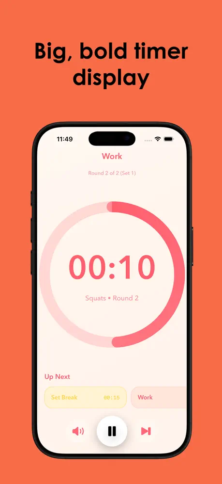 Roundly: Tabata Timer screenshot