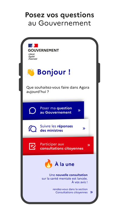 Agora - Citoyens & Gouv Screenshot