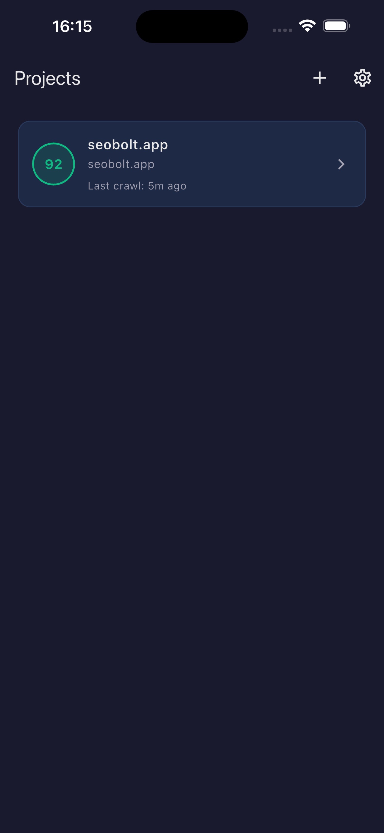 Screenshot 1 of SEOBolt: SEO Site Audit