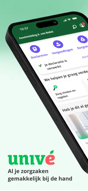 Univé Zorg iPhone screenshot 1