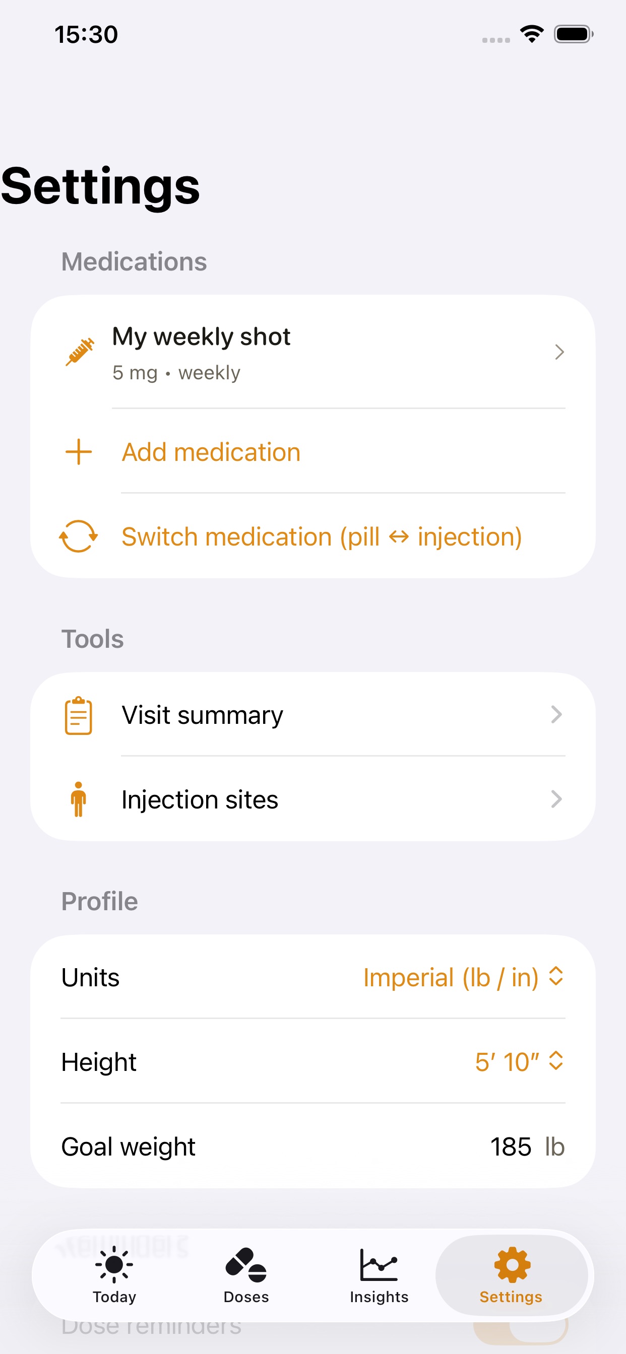 Screenshot 6 of Gleam: GLP-1 Companion