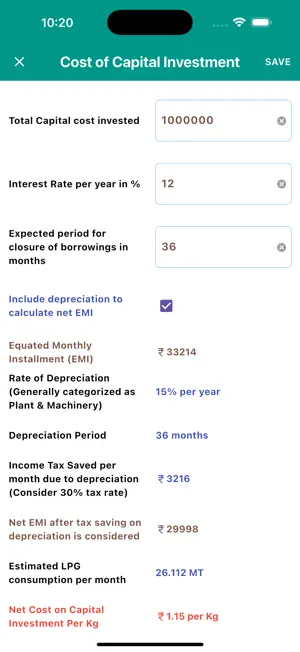 Fuel Conversion Calculator screenshot 2