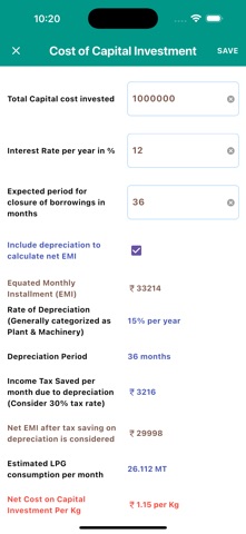 Fuel Conversion Calculator iPhone screenshot