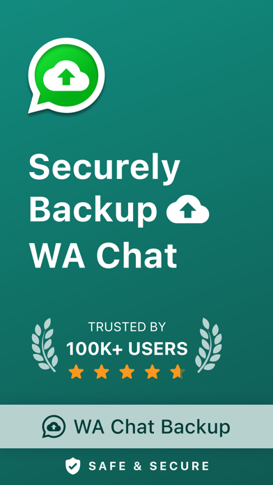 WA Chat Backup Restore Delete Screenshot