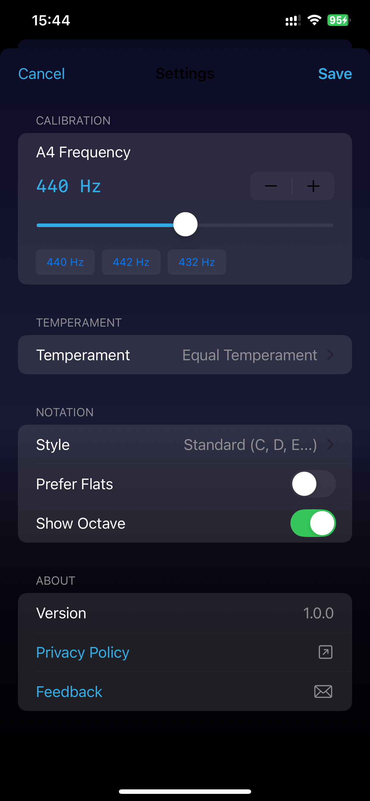 TuneClear - Instrument Tuner