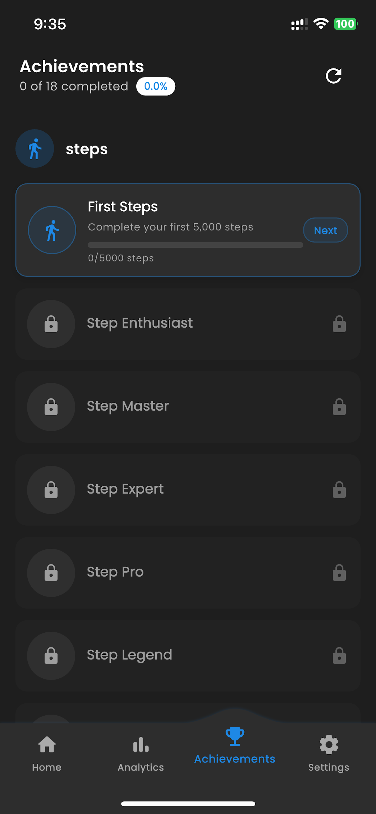 5K Steps Daily Goals