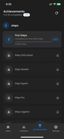 5K Steps Daily Goals screenshot