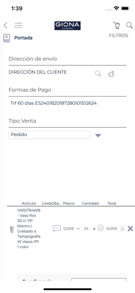 Giona Company App screenshot 3