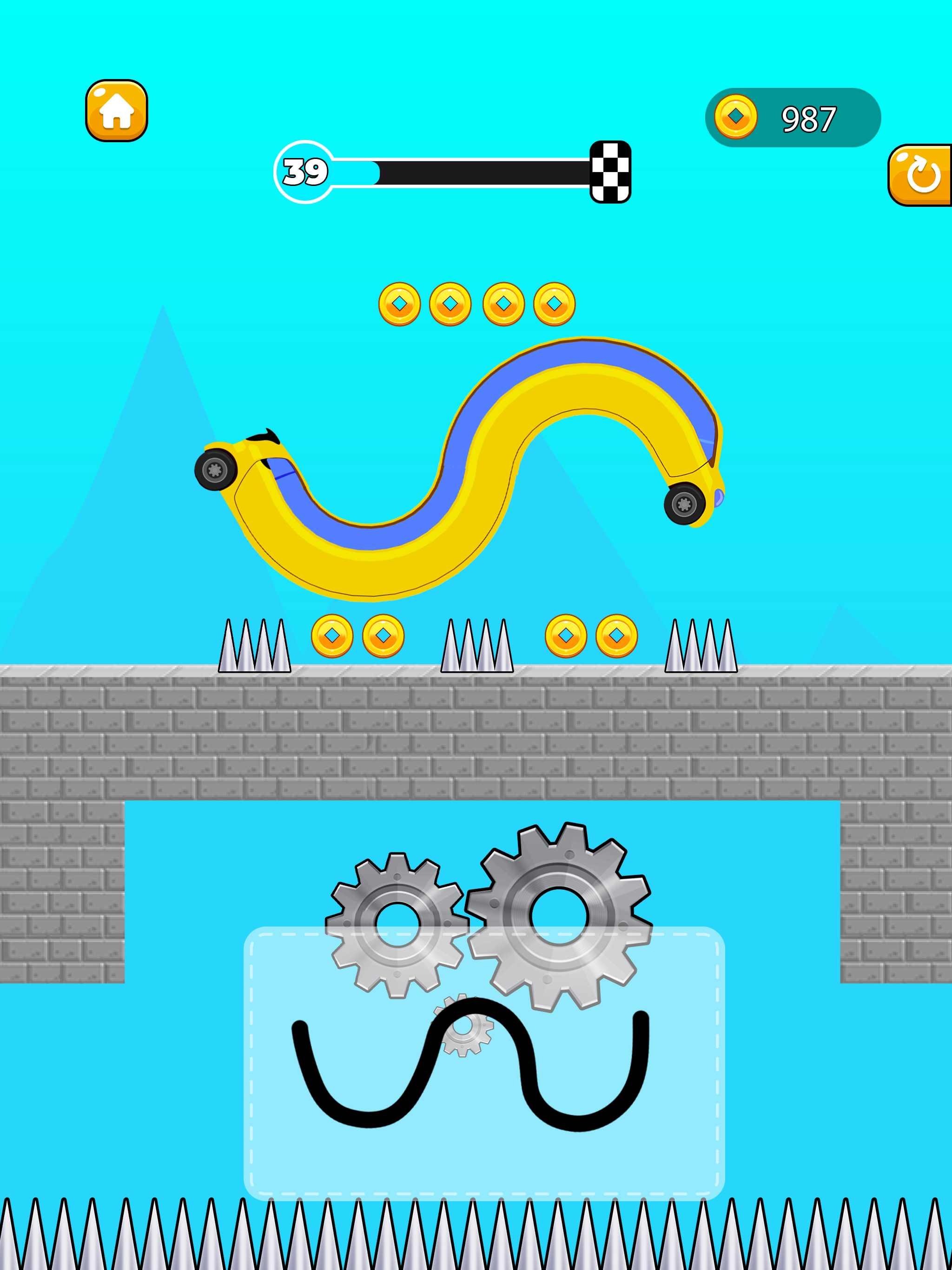 Stretch Car: 吊桥 3D