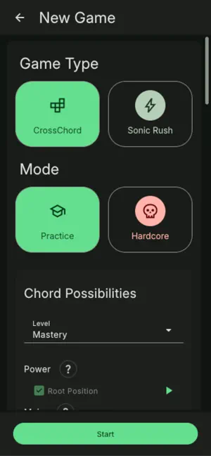 CrossChords - Ear Trainer screenshot 2