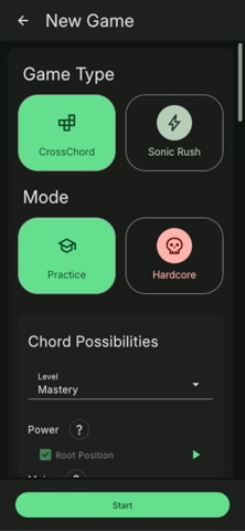 CrossChords - Ear Trainer screenshot