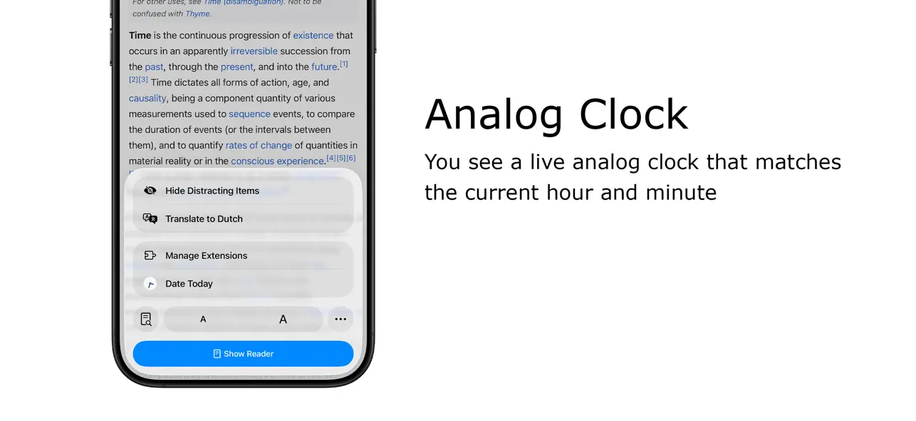 Screenshot #2 pour Date Today for Safari
