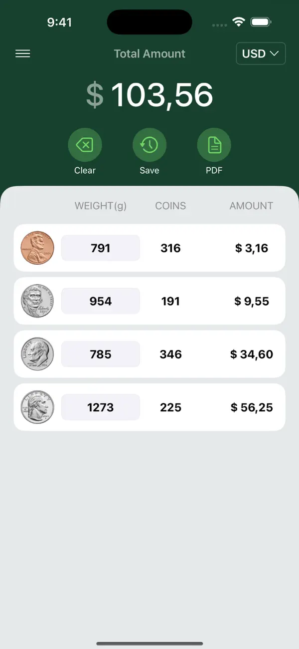 Coin Counter - CoinPouch Screenshot 3