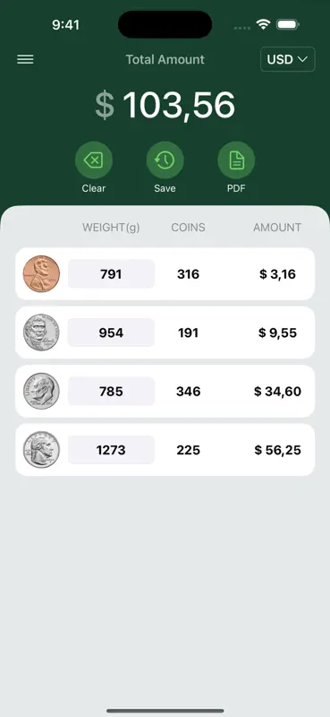 Coin Counter - CoinPouch screenshot 3 of 5