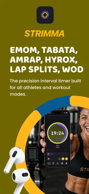 Strimma: WOD,HIIT &Hyrox Timer screenshot 1