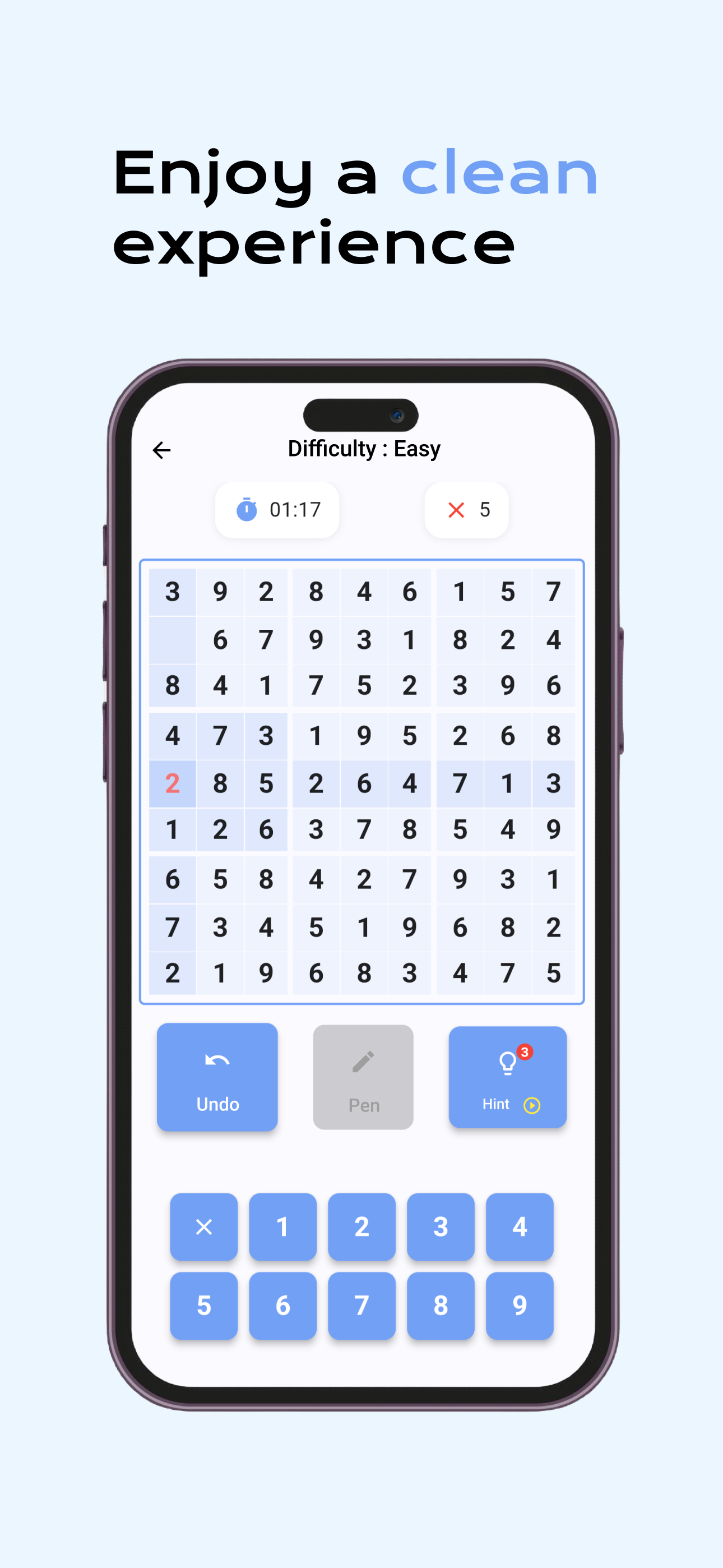 The simple sudoku screenshot 4
