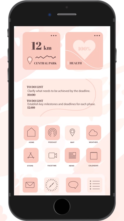 Icon, Widgets & Themes
