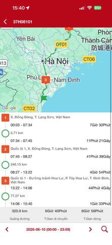Gotech GPS screenshot