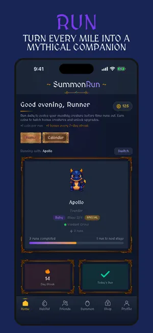 SummonRun: Run Companion screenshot 1