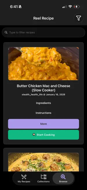 Reel Recipe screenshot 3