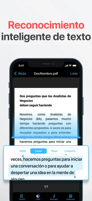 Escanear & Convertir PDF App iPhone screenshot 5