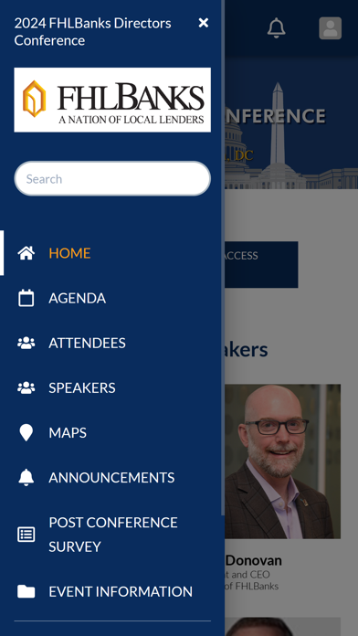 FHLBanks Directors Conferences Screenshot