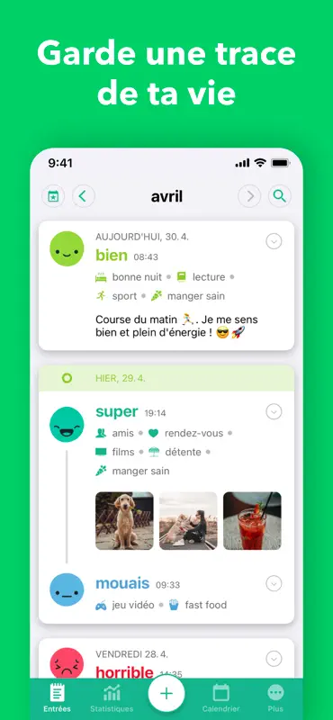 Daylio: Journal intime, Humeur screenshot 4 of 10
