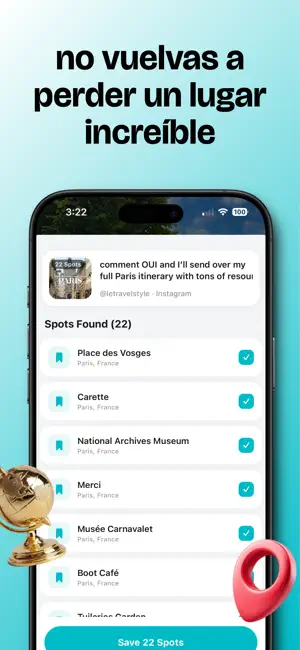 Plany - Planificador de viajes iPhone screenshot 4
