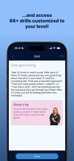 Captura de pantalla de Skills & Drills en iPhone 4