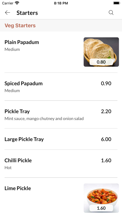 Naaz Indian Cuisine. Screenshot