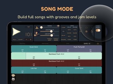 Pop Drummer -Real Drum Machine iPad screenshot