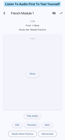 Flashcards with Audio Screenshot 2 of 5