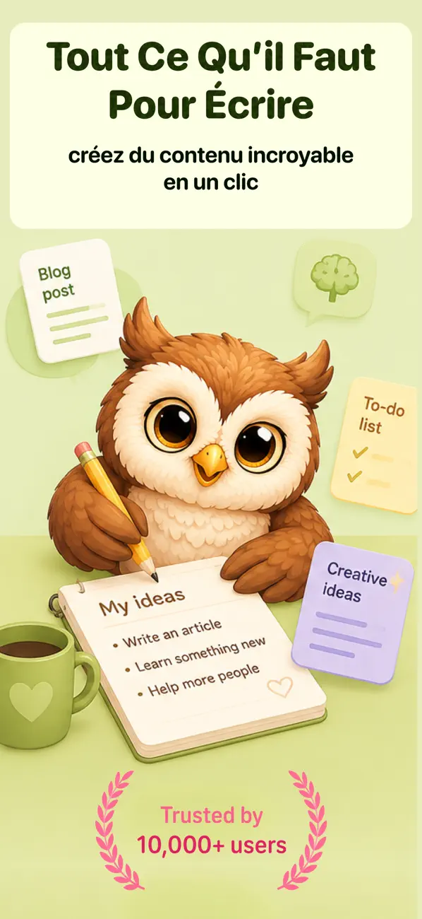 Screenshot #3 pour Assistant d’écriture IA - Owl+
