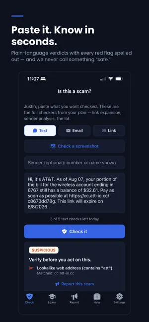 ScamDrill: Scam Checker screenshot 1