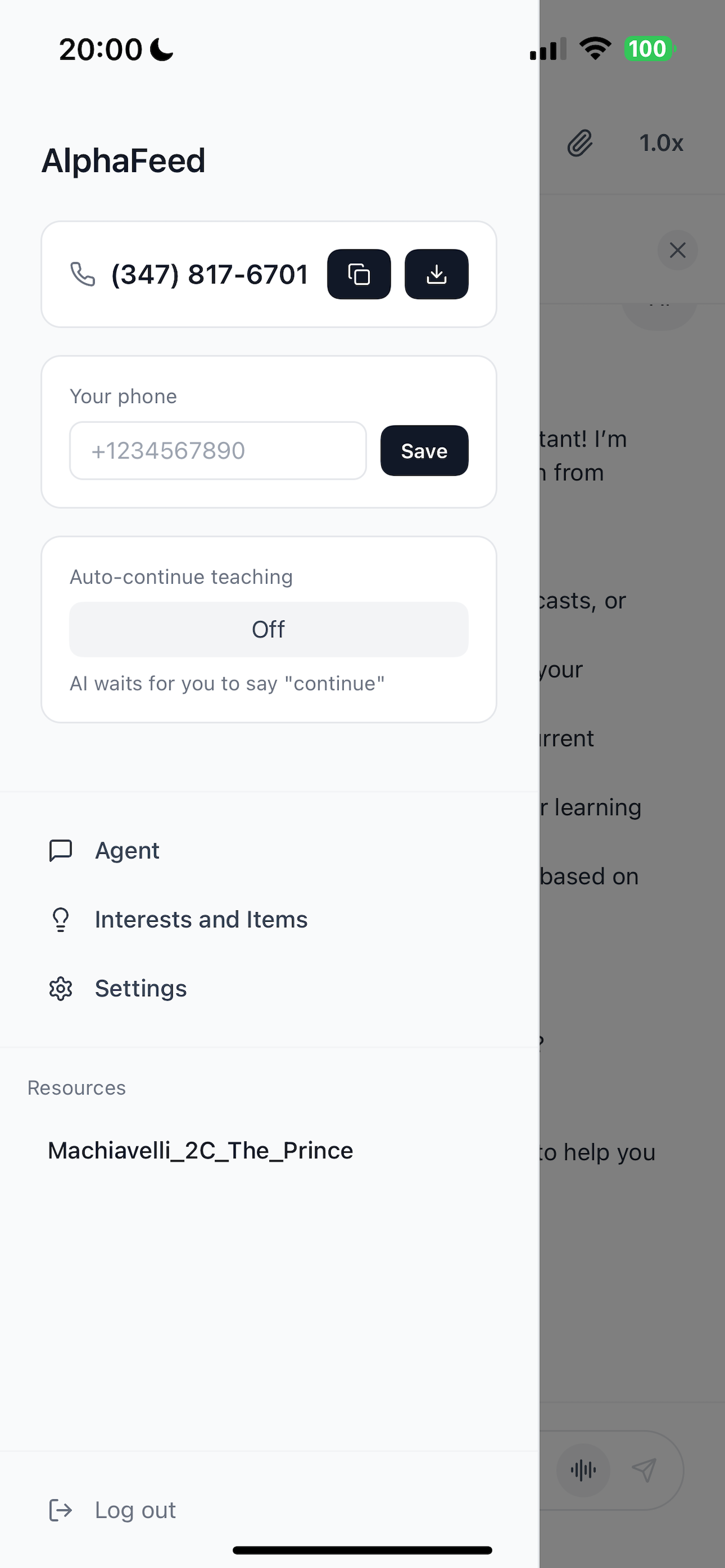 Alphafeed screenshot 5