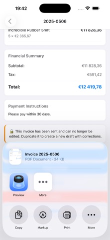 Invoice Easy Screenshot 4 of 6