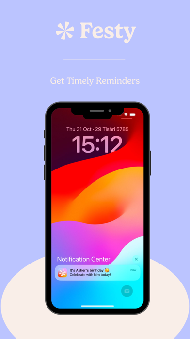 Festy: Celebrate Your People iPhone screenshot 3 - Social Networking app