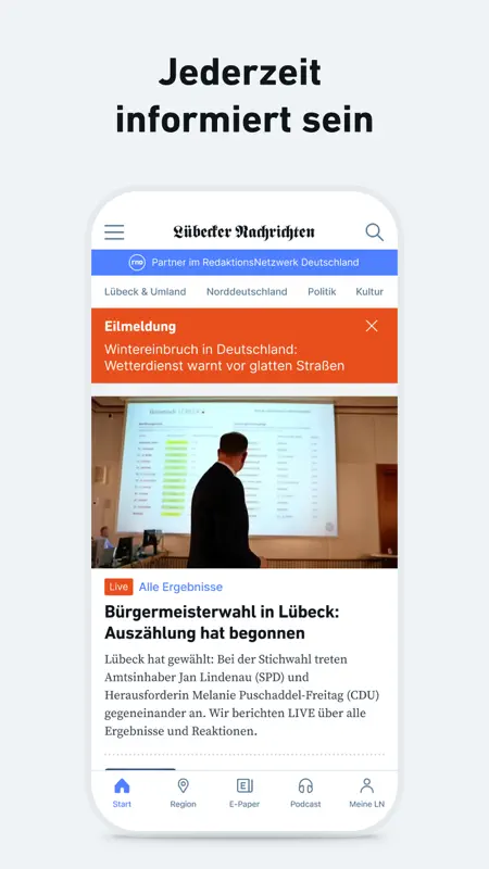 LN - Nachrichten und Podcast screenshot 2 of 10