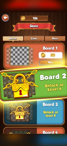 Checkers and Draughts King iPhone screenshot