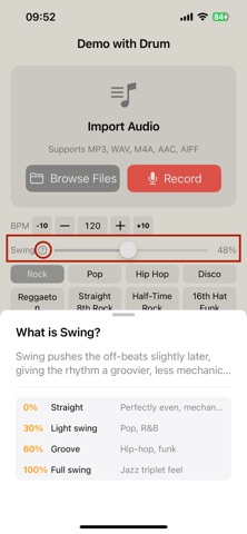DemoWithDrums screenshot
