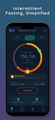 Fasting Tracker: Freedom Fast Screenshot 1 of 5