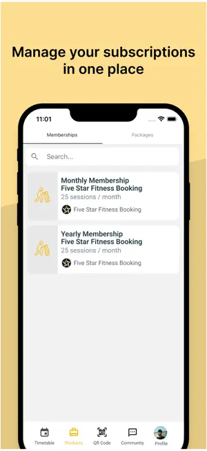 Five Star Fitness Booking screenshot 4