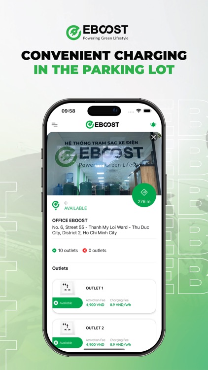 EBOOST: eBIKE charging network