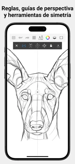 Captura de pantalla de Sketchbook® Premium en iPhone 4
