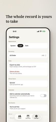 KnotNote: Gift Money Diary Screenshot 6 of 6