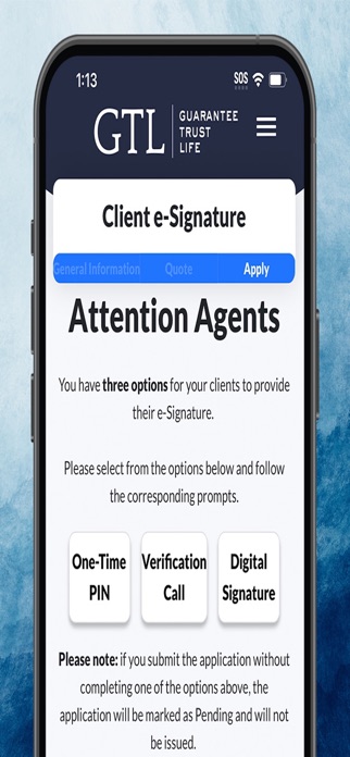GTL E-App Screenshot 4 of 4