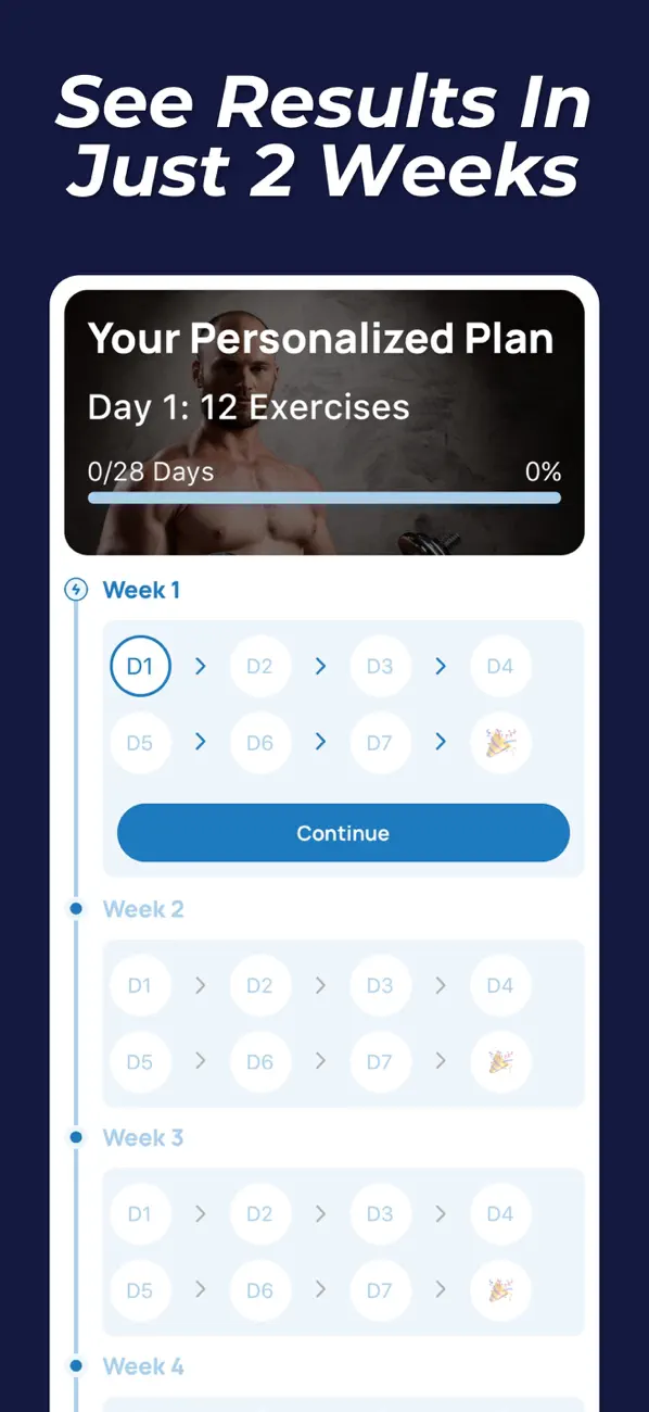 Screenshot #2 pour Gym Workout For Men