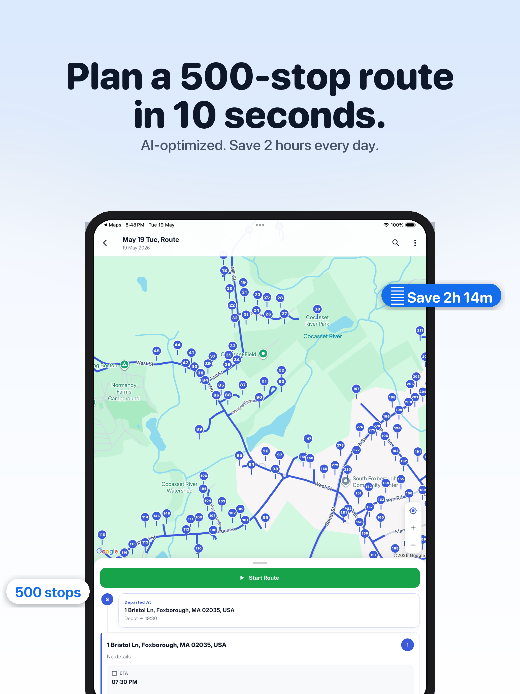 Bodha Multi Stop Route Planner screenshot 10
