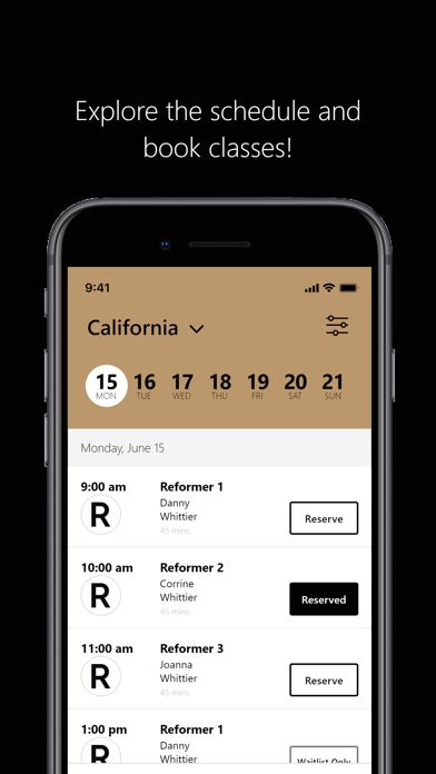 Refined Pilates Studio iPhone screenshot 3 - Health & Fitness app